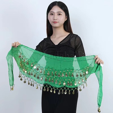 72 монета пайетки марля пояс для танца живота WGF3D8F-12-1