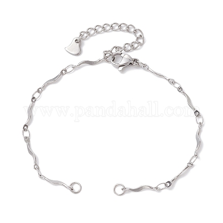 Изготовление браслетов из нержавеющей стали 304 AJEW-JB01287-01-1