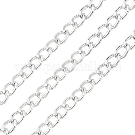 Aluminium Twisted Curb Chains CHA-YW0001-01S-1