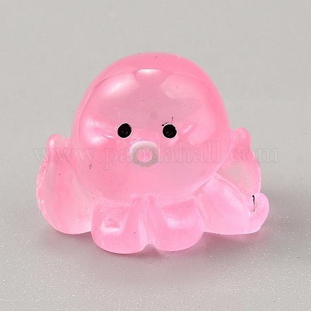 Светящиеся прозрачные смоляные украшения в виде осьминога RESI-WH20017-01A-1