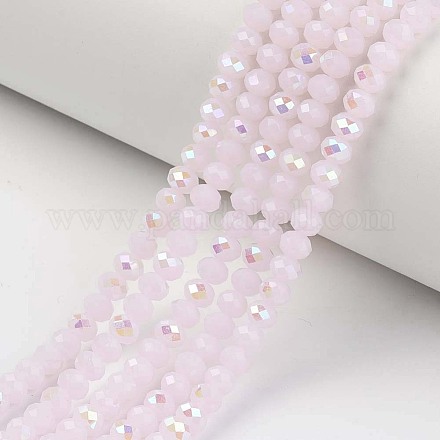 Electroplate Glass Beads Strands EGLA-A034-J1mm-L05-1