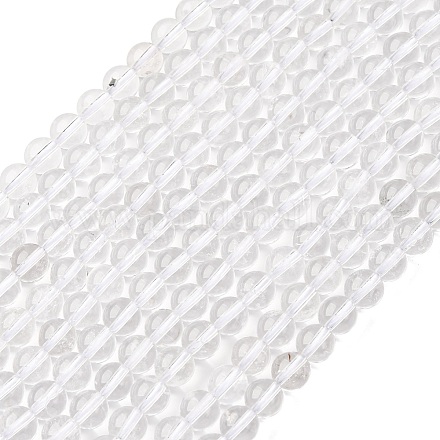 Круглые бусины из натурального кварца класса А G-H1648-6mm-01N-A-1