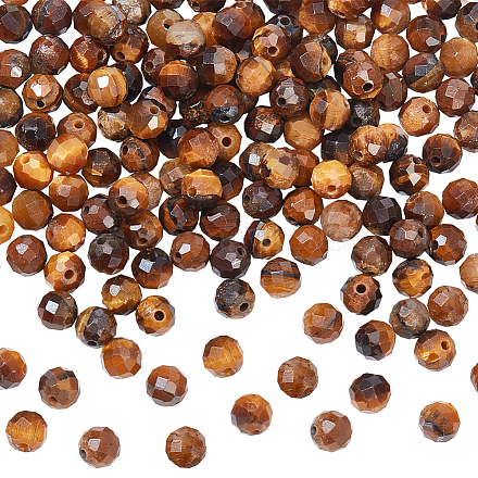 2 нити натуральных бусин тигрового глаза G-NB0004-99-1