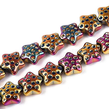 Гальванизируйте прозрачное стекло бисер нитей EGLA-N020-02E-1