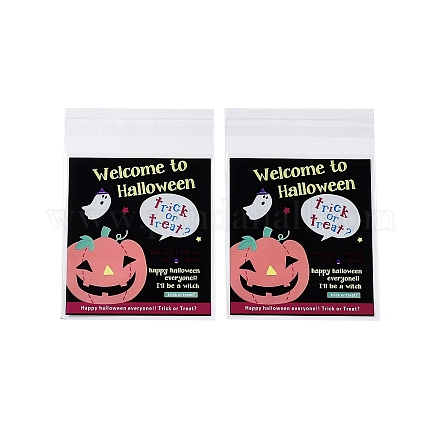 Bolsa de plástico para hornear con tema de halloween OPP-Q004-02A-1