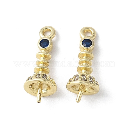 Латунные микропейв с кубическим цирконием KK-D324-26G-1