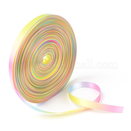 Rainbow Gradient Polyester Ribbon OCOR-G008-01B-1