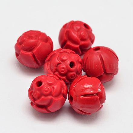 Dyed Synthetical Coral Beads CORA-L041-20D-1