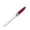 Stainless Steel Portable Office knife, with Mahogany Wood Handle, for Letter Open, Stainless Steel Color, 16x1.25cm