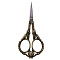 Stainless Steel Bird Scissors, Alloy Handle, Embroidery Scissors, Sewing Scissors, Antique Bronze & Stainless steel Color, 12.6cm