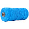 Cotton String Threads for Crafts Knitting Making, Dodger Blue, 3mm, about 109.36 Yards(100m)/Roll