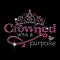 SUPERDANT Crown Iron on Rhinestones Transfer Crowned with a Purpose Bling Decals Letter T-Shirt Crystal Heat Transfer Hot Fix Stickers Crystal Festival Decor for Women Clothing DIY Art Craft