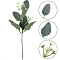 Plastic Artificial Eucalyptus Leaf, for Wedding Indoor Outdoor Home Garden Porch Window Plant Decoration, Green, 270mm