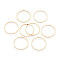 Brass Linking Rings, Lead Free & Nickel Free, Ring, Light Gold, 20x1mm, about 1000pcs/bag
