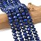 Natural Lapis Lazuli Bead Strands, Faceted, Rondelle, 5.5~6.5x4.5mm, Hole: 1mm, about 91~94pcs/strand, 15.35''(39cm)~15.43''(39.2cm)
