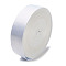 (Defective Closeout Sale: Yellowing)Thermal Transfer Polyester Flat Hanging Strap, DIY Accessories, White, 37mm, about 27.34 Yards(25m)/Bundle