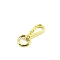 Zinc Alloy Swivel Clasps, with Spring Gate Rings, Golden, 52mm