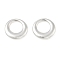 Brass Linking Rings, Round Link Shape, Rack Plating ,Long-Lasting Plated, Lead Free & Cadmium Free, Silver, 14x2.8mm, Inner Diameter: 8mm