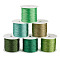 6 Rolls 6 Colors 6-Ply Polyester Metallic Thread, for Embroidery and DIY Braided Bracelets Making, Mixed Color, 0.4mm, about 54.68 yards(50m)/roll, 1 color/roll