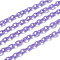ABS Plastic Cable Chains, Oval, Lilac, 14.96 inch~15.35 inch(38~39cm), 5.5~6mm