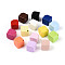 Opaque Acrylic Beads, Cube, Mixed Color, 14.5x14.5x14.5mm, Hole: 3mm