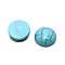 Synthetic Turquoise Cabochons, Dyed, Half Round, 14x5mm