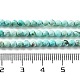Natürliche peruanische türkisfarbene (Jaspis) Perlenstränge G-J401-A01-01-3