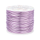 丸アルミ線  紫色のメディア  15ゲージ  1.5mm  約223.09フィート（68m）/ロール AW-BC0001-1.5mm-23-1