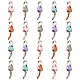 35 pièces 5 couleurs pendentifs en émail en alliage écologiques ENAM-CJ0002-82-1