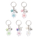 5 шт. светящиеся прозрачные акриловые брелоки KEYC-JKC01358-2