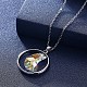 Модное ожерелье стерлингового серебра 925 стерлингового серебра NJEW-BB30718-6
