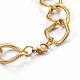 (vente d'usine de fêtes de bijoux) 304 boucles d'oreilles en acier inoxydable et ensembles de bijoux de collier SJEW-L133-08G-3