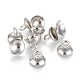 Bails de pendentif de capuchon de perle en plastique KY-K003-02A-3