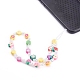 Polymer Clay Fruit Beaded Mobile Straps HJEW-JM00413-01-5