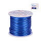 BENECREAT 12 Gauge(2mm) Aluminum Wire 100FT(30m) Anodized Jewelry Craft Making Beading Floral Colored Aluminum Craft Wire - Blue AW-BC0001-2mm-01-2