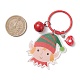 Рождественский кулон из акрила и смолы HJEW-JM04303-07-3
