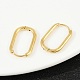Овальные серьги-кольца из нержавеющей стали 304 EJEW-K268-36G-3