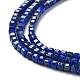 Chapelets de perles en lapis-lazuli naturel G-J400-A04-02-4