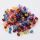 Faceted Bicone Transparent Acrylic Beads DBB16MM-2