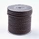 Braided Leather Cord WL-E025-4mm-A01-2