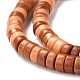 Nbeads 1 Strand Natural Wood Lace Stone Beads Strands G-NB0002-43-3