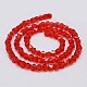 Bicone Shaped Crystal Glass Beads Strands GLAA-F005-A06-3