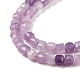 Natural Lilac Jade Beads Strands G-C009-B16-4