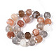 Нити из натуральных бусин из нескольких лунных камней G-N327-08A-08-3