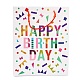 Bolsas de papel rectangulares con tema de cumpleaños CARB-E004-05D-1