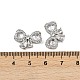 Латунные микро проложить кубического циркония бусы KK-H078-31P-3