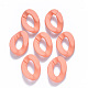 Opaque Spray Painted Acrylic Linking Rings OACR-S036-001B-I02-3