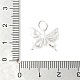 925 подвеска в форме бабочки из стерлингового серебра с прозрачными кубическими цирконами STER-S013-03S-3