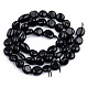 Natürliche schwarze Obsidian Perlen Stränge G-S359-151-2