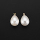 Colgantes de perlas de imitación de plástico abs KK-N242-026-3